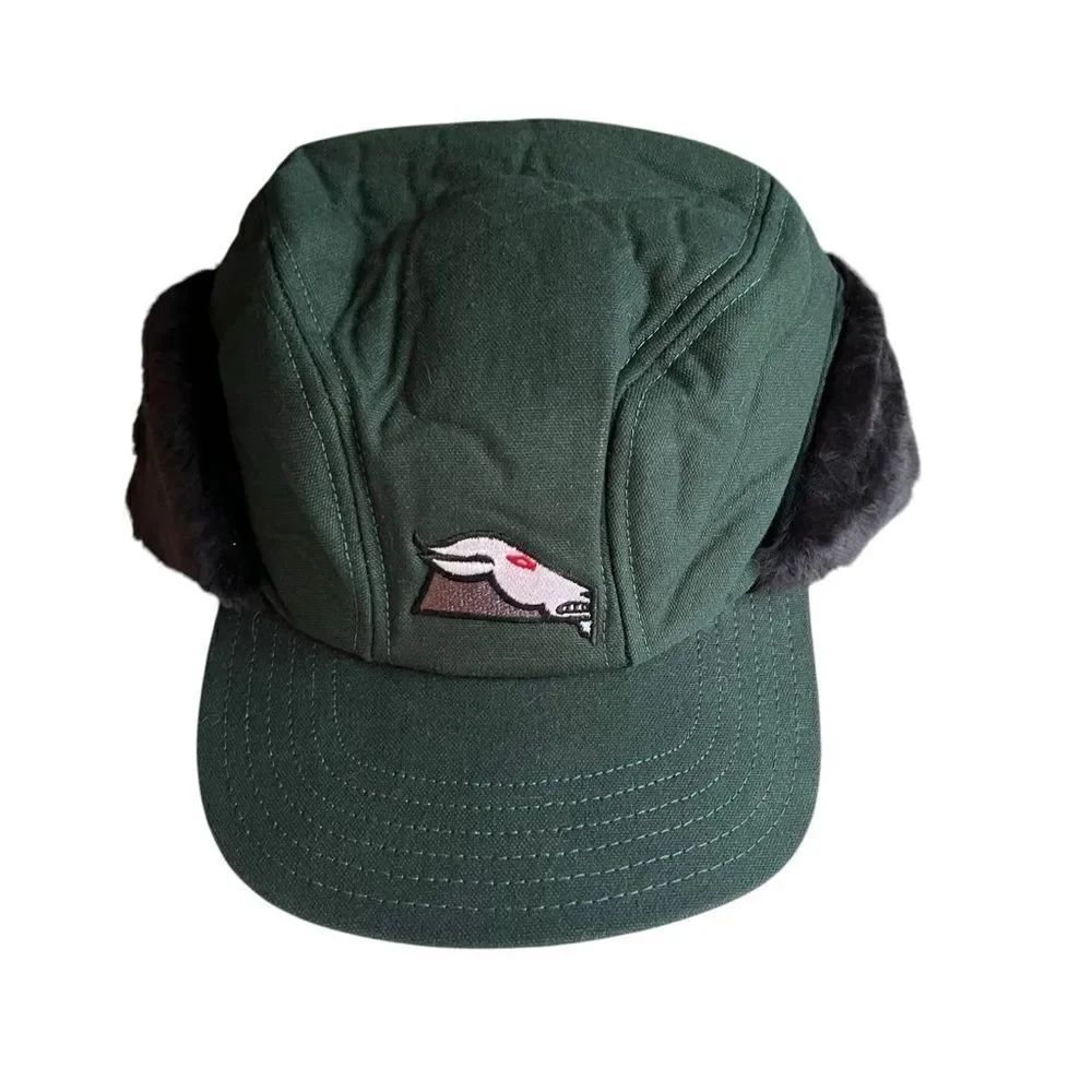 RARE VTG Pearl Jam "Evil Goat" Outdoor Winter Yukon Hat -Sz L -MINT